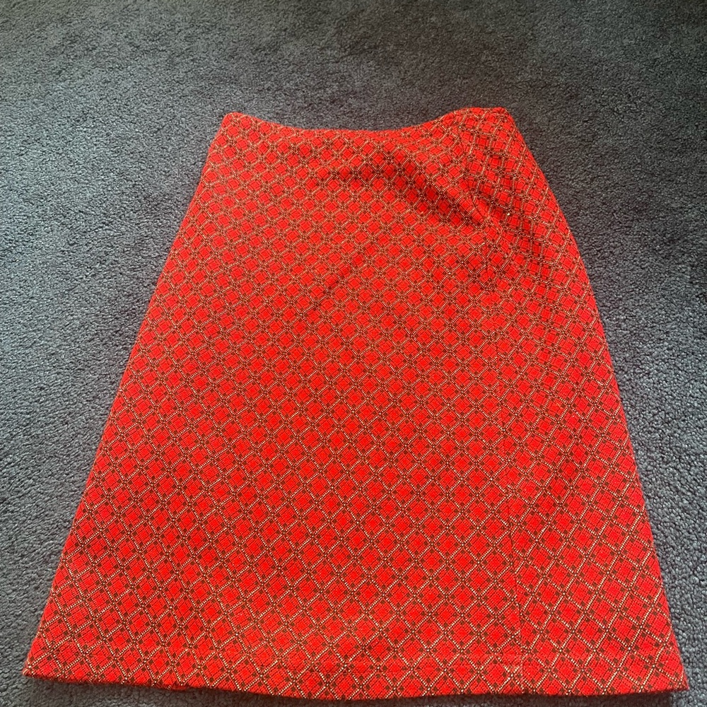 Burgundy Pencil Skirt